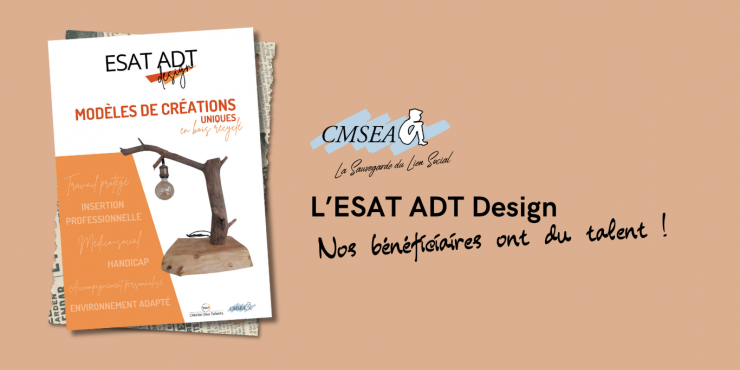 Découvrez les lampes en bois recyclé de l’ESAT ADT Design !